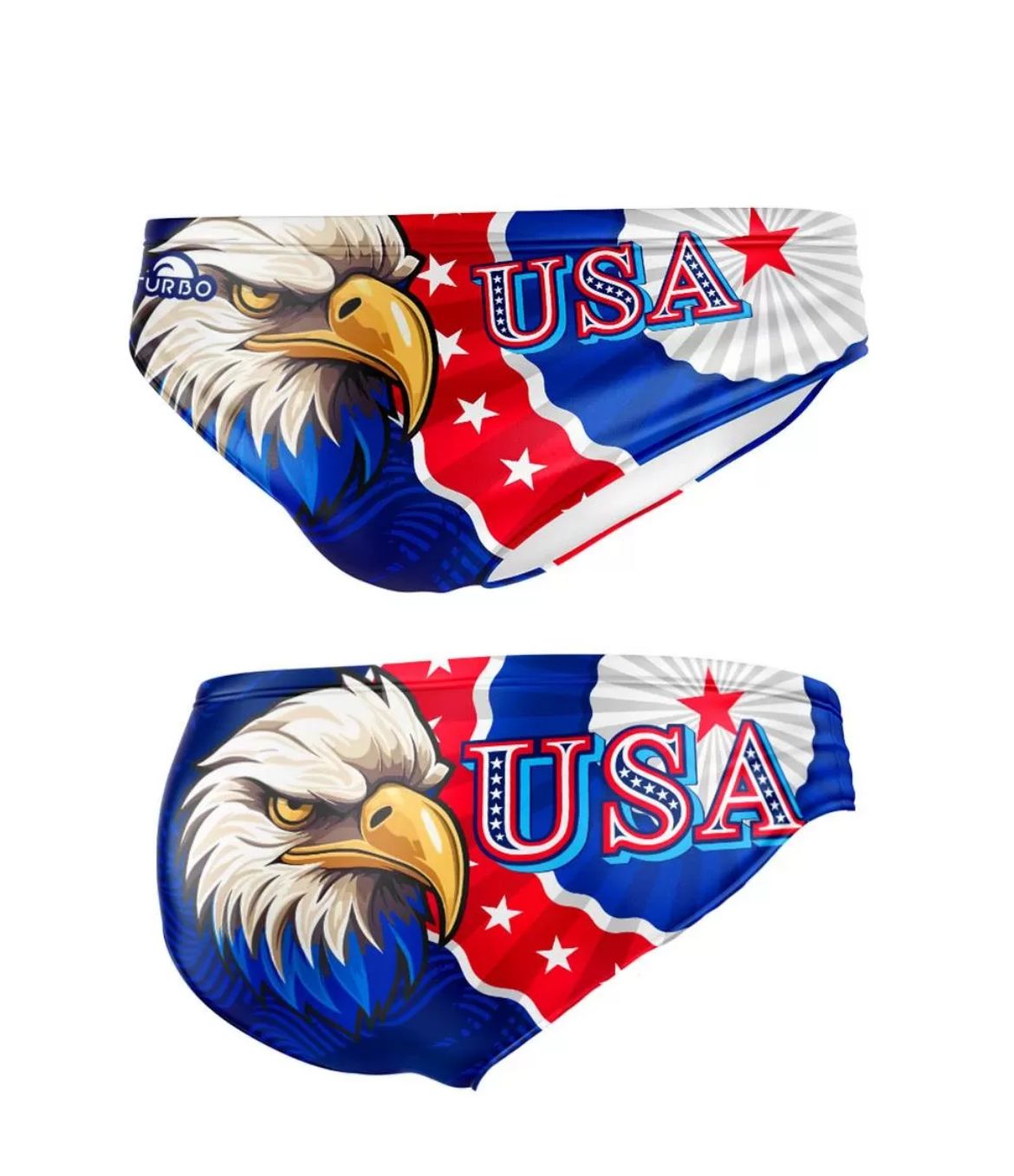 SWIMSUIT WATERPOLO BOY PATRIOT USA