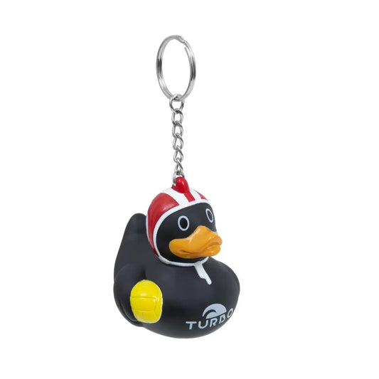 DUCKY WP BLACK RED CAP KEYCHAIN