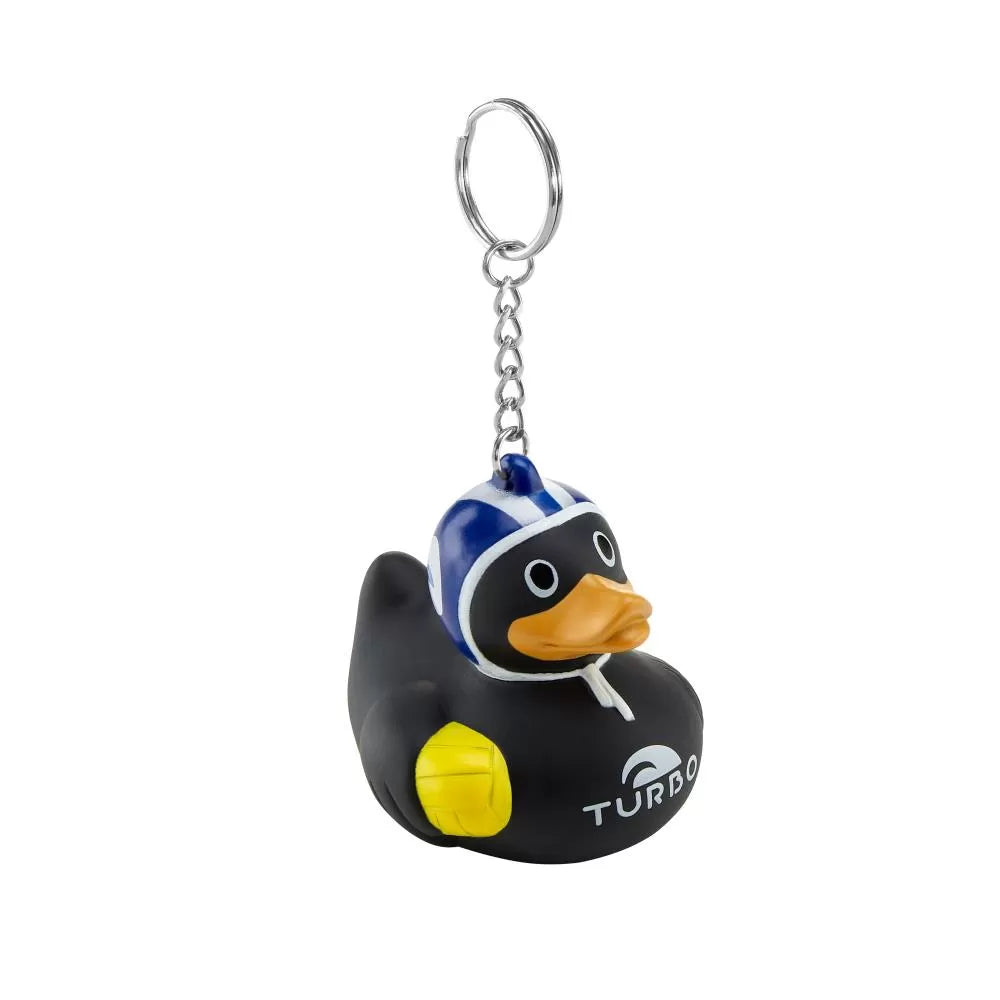 DUCKY WP BLACK BLUE CAP KEYCHAIN