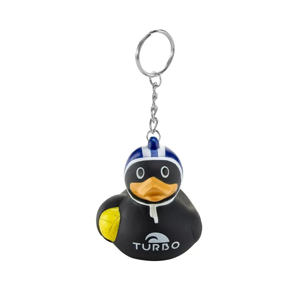 DUCKY WP BLACK BLUE CAP KEYCHAIN