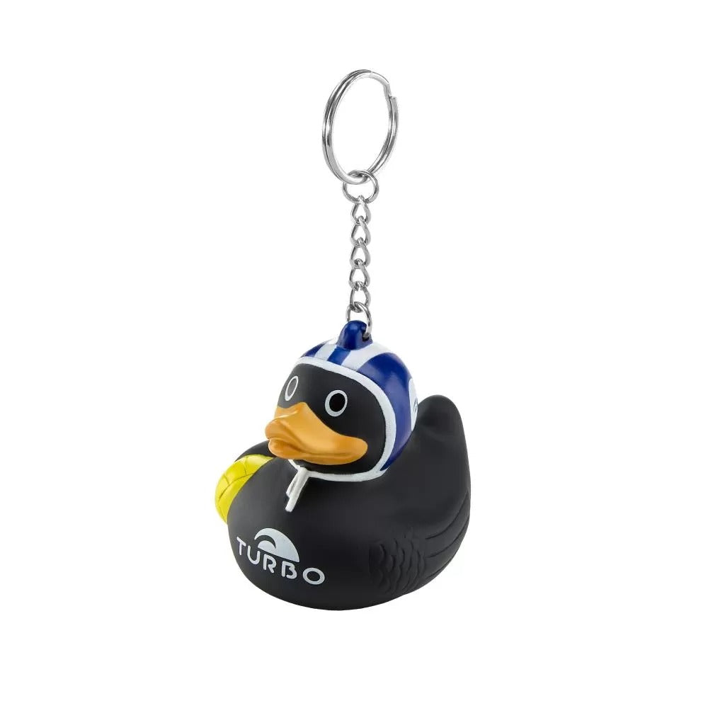 DUCKY WP BLACK BLUE CAP KEYCHAIN